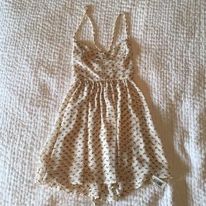 XS American Apparel Chiffon Tie Back Dress